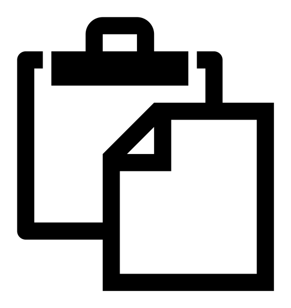 Paste Icon in vector format