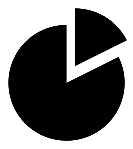 Icono Pie Chart en formato vectorial