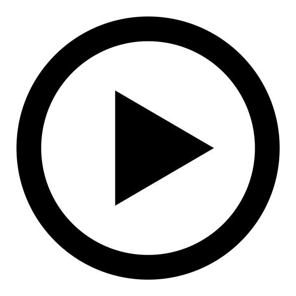 Icono Play en formato vectorial