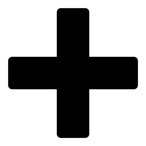 Plus Icon in vector format