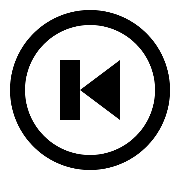 Icono Previous en formato vectorial