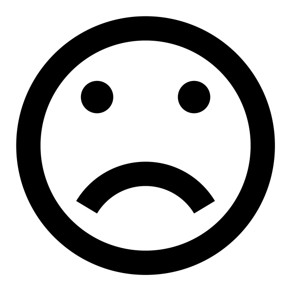 Icono Sad en formato vectorial