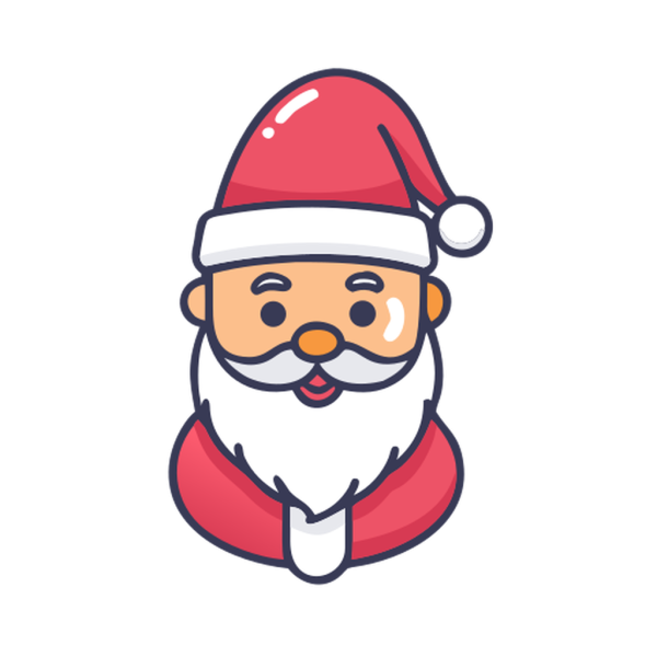 Icono Santa Claus en PNG HD, alta calidad