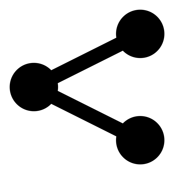 Icono Share en formato vectorial