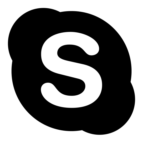 Icono Skype en formato vectorial