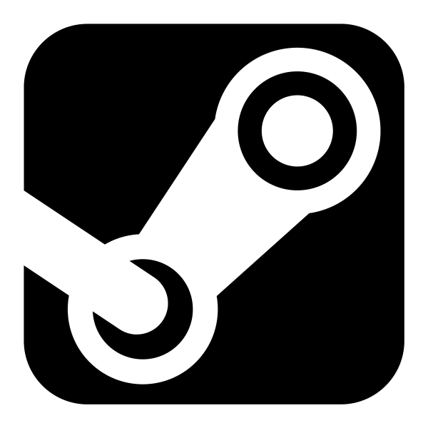 Icono Steam en PNG HD, alta calidad