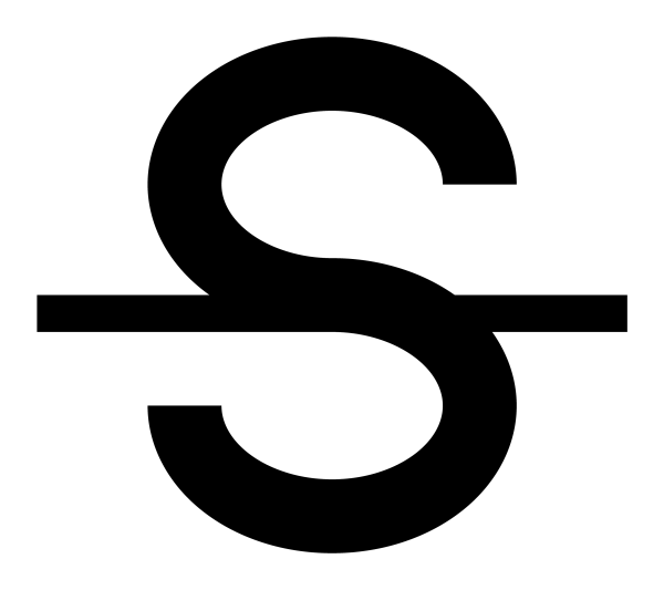 Icon Strikethrough in PNG HD, high quality