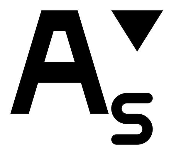 Subscript Icon in vector format