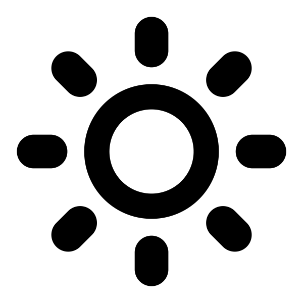 Sun Icon in vector format