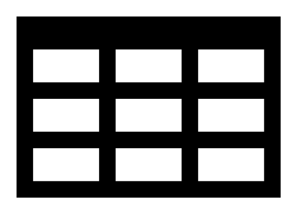 Table Icon in vector format