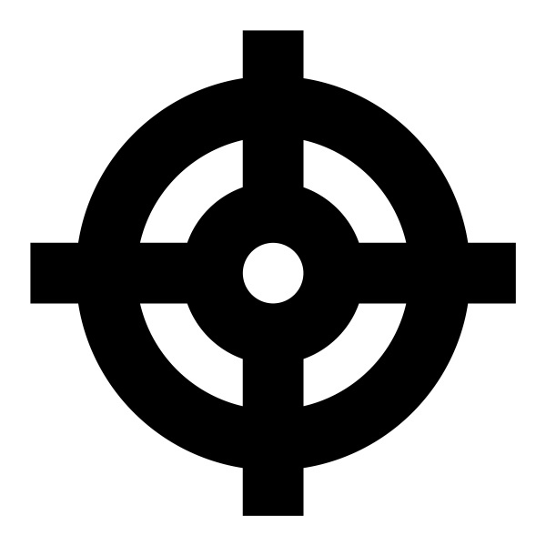 Target Icon in vector format