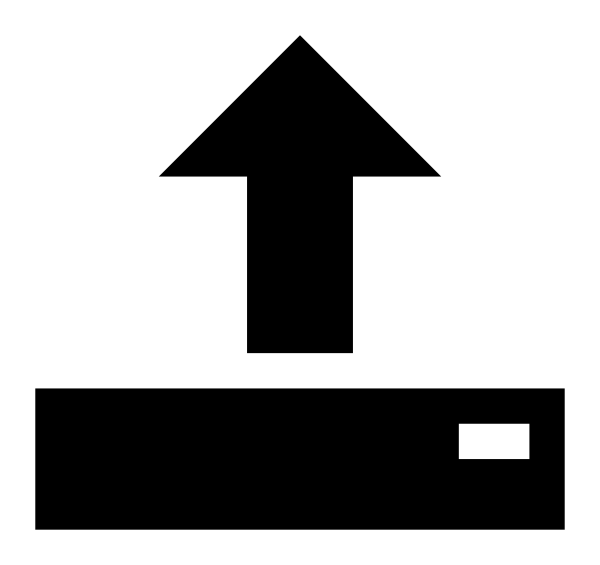 Icono Upload en formato vectorial