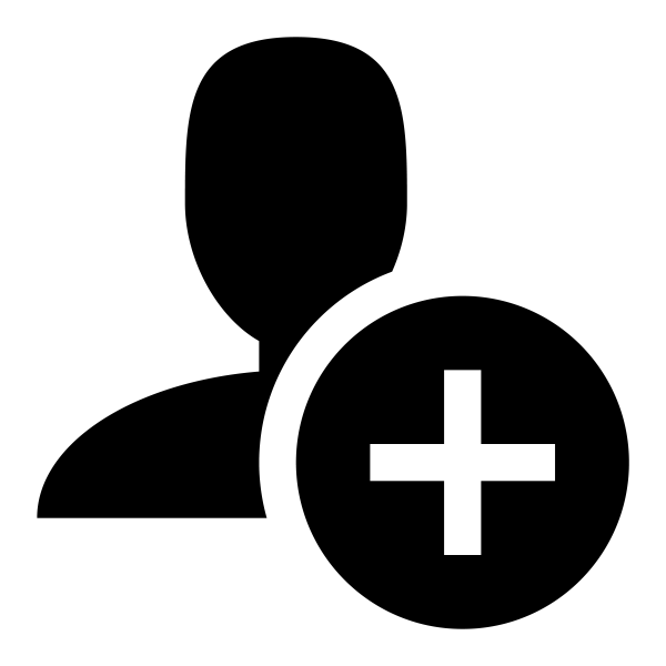 Icon User Plus in PNG HD, high quality