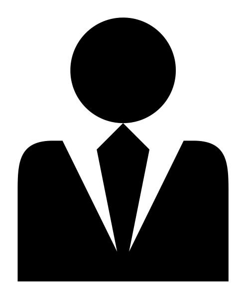 Icon User Tie in PNG HD, high quality