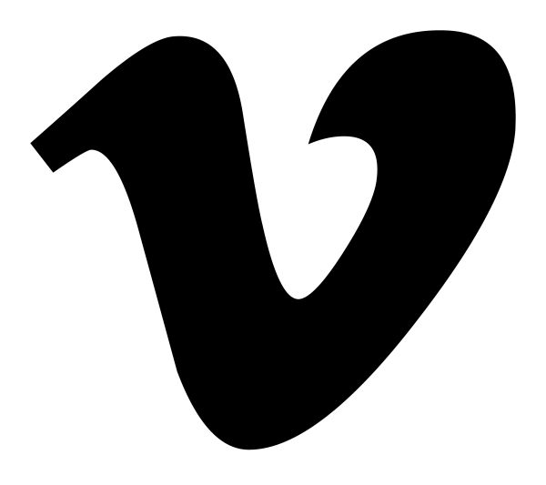 Vimeo Icon in vector format