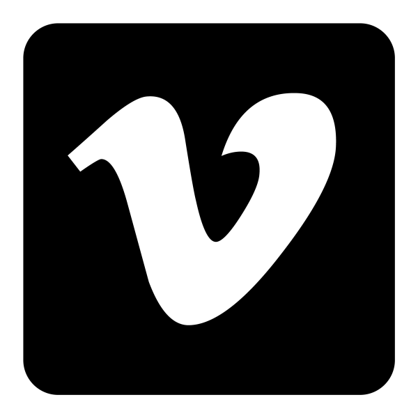 Vimeo Icon in vector format