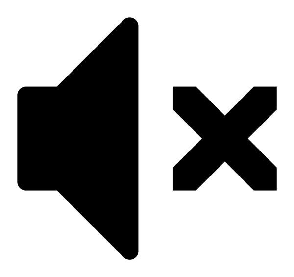 Icon Volume Mute in PNG HD, high quality