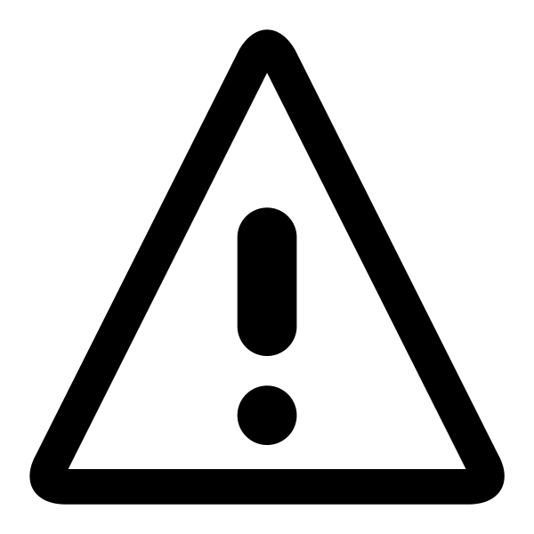 Warning Icon in vector format