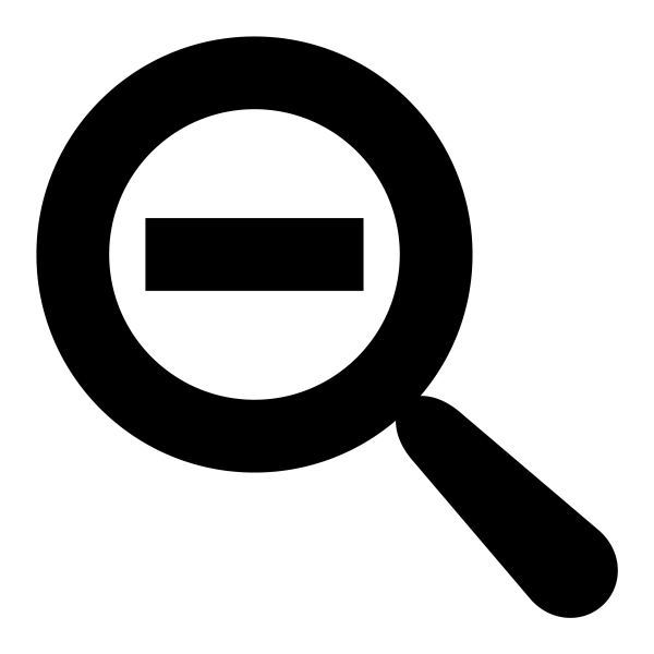 Icon Zoom Out in PNG HD, high quality