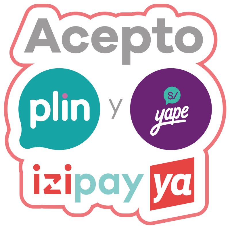Plantilla Acepto Plin Y Yape en PNG HD, alta calidad