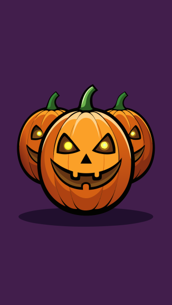 Plantilla Calabazas Talladas Jack-o-lantern en formato vectorial