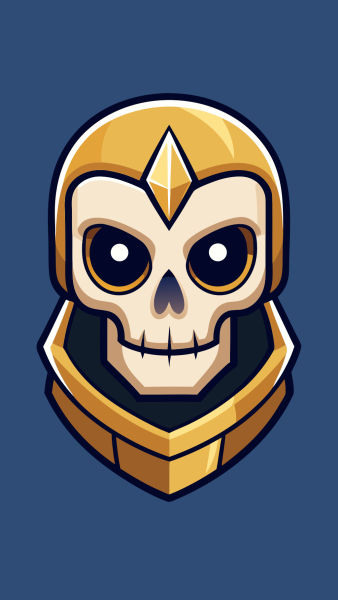 Plantilla Calavera en formato vectorial