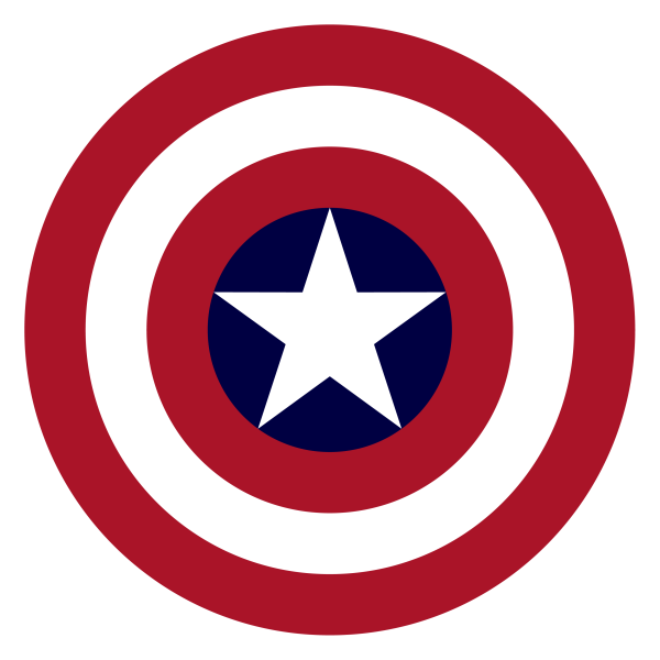 Template Capitán América in PNG HD, high quality