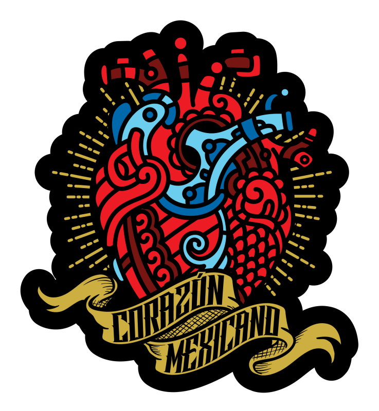 Logo Corazón Mexicano en formato vectorial