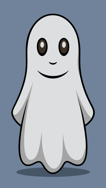 Plantilla Fantasma en PNG HD, alta calidad