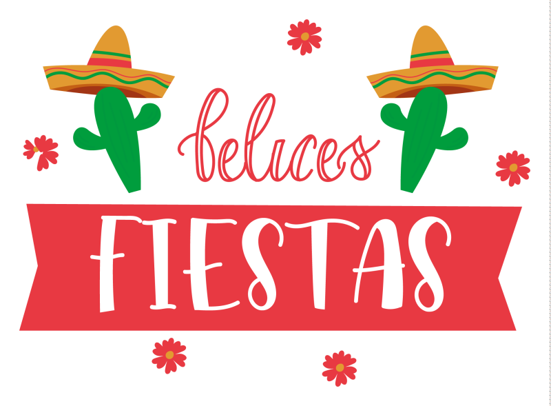 Logo Felices Fiestas en formato vectorial