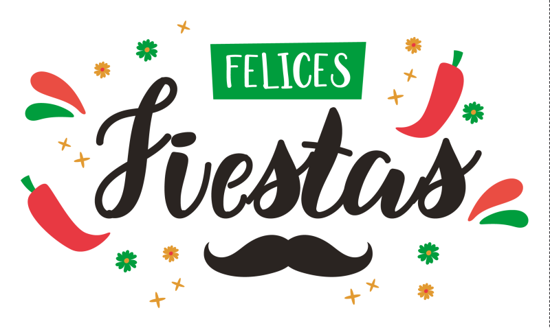 Logo Felices Fiestas en formato vectorial