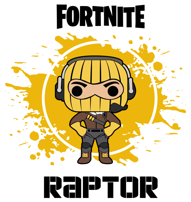 Logo Fortnite Raptor en formato vectorial