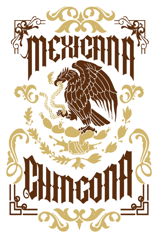 Logo Mexicana Chingona en formato vectorial
