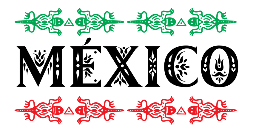 Logo México en formato vectorial