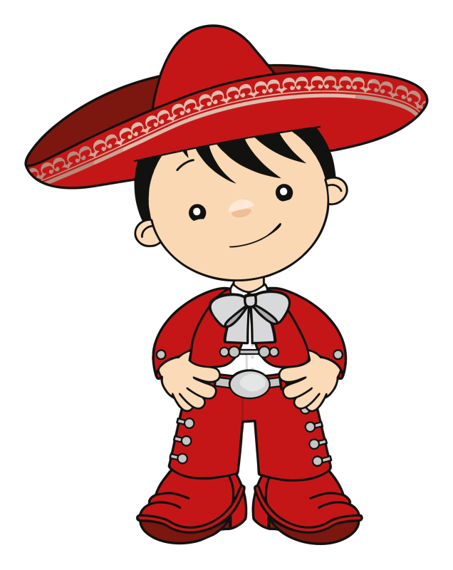 Plantilla Niño Mariachi en PNG HD, alta calidad