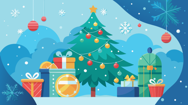 Template Portada Navideña in PNG HD, high quality