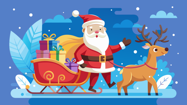 Plantilla Santa Claus en PNG HD, alta calidad