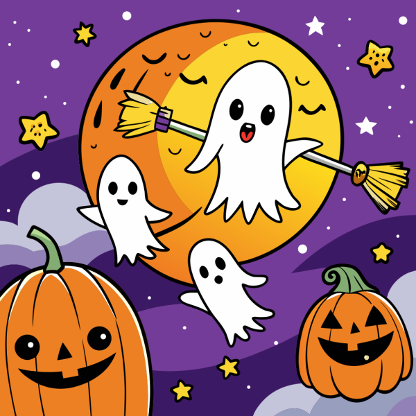 Plantilla Smiling Pumpkins en PNG HD, alta calidad