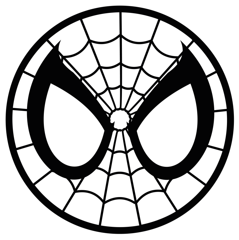 Plantilla Spiderman en PNG HD, alta calidad
