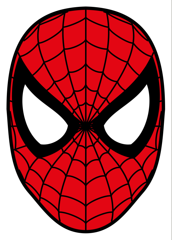 Logo Spiderman Máscara en formato vectorial