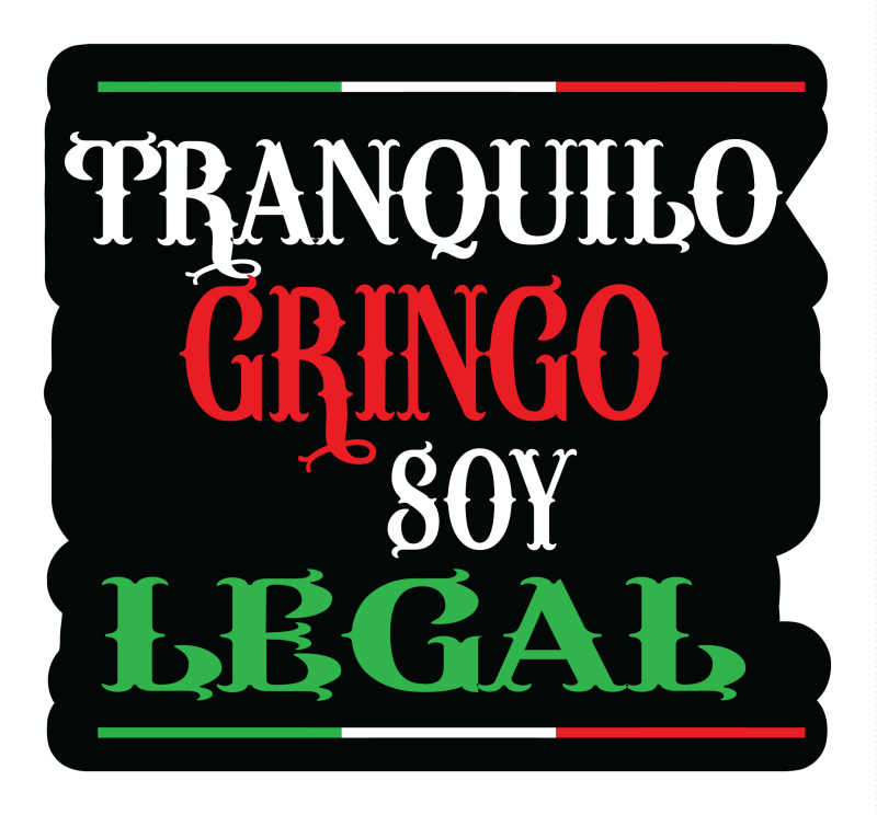 Logo Tranquilo Gringo Soy Legal en formato vectorial