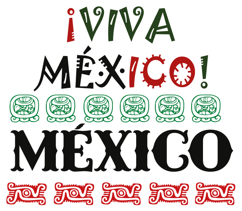 Logo Viva México en formato vectorial