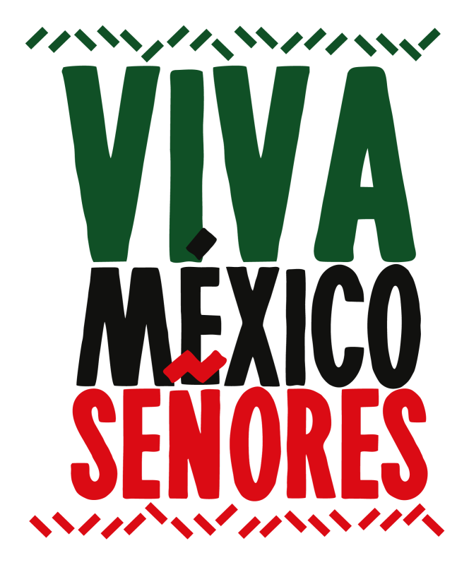 Logo Viva México Señores en formato vectorial