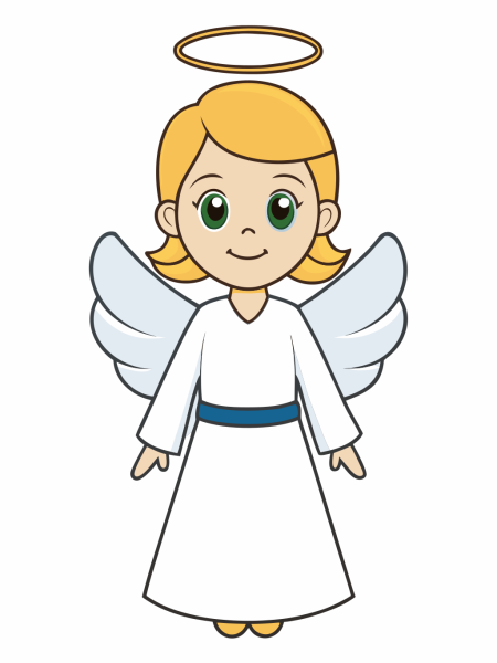 Vector Ángel Navideño en PNG HD, alta calidad