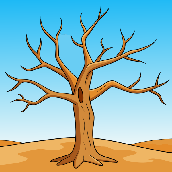 Vector Árbol Seco Sin Hojas en PNG HD, alta calidad