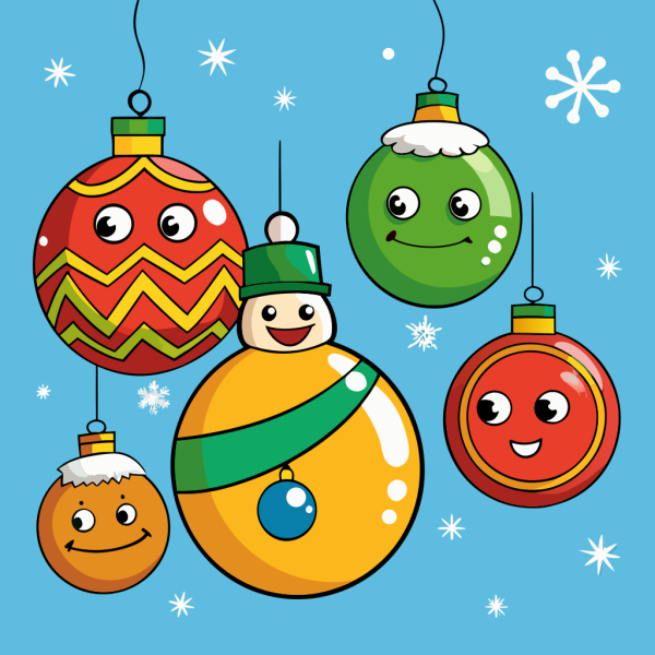 Vector Bolas De Navidad en PNG HD, alta calidad