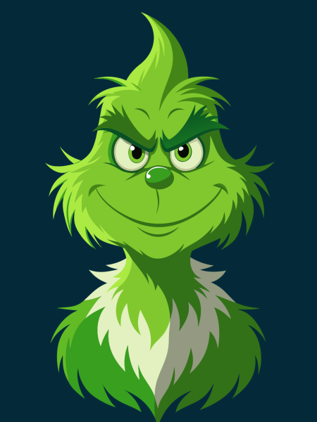 El Grinch en formato vectorial