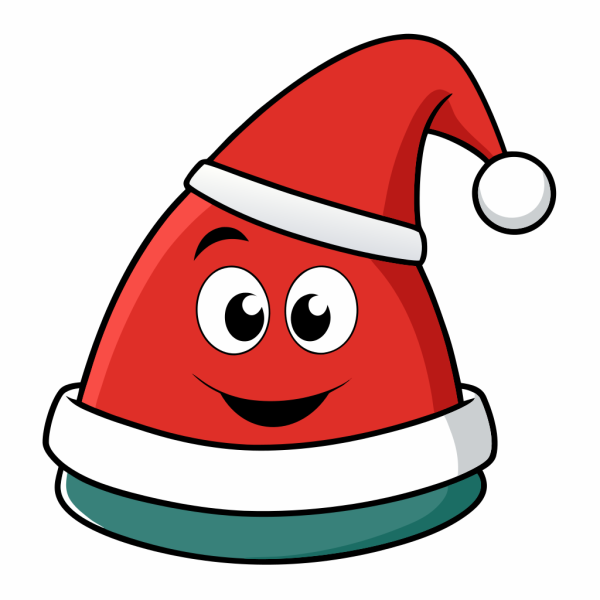 Vector Gorrito De Navidad en PNG HD, alta calidad