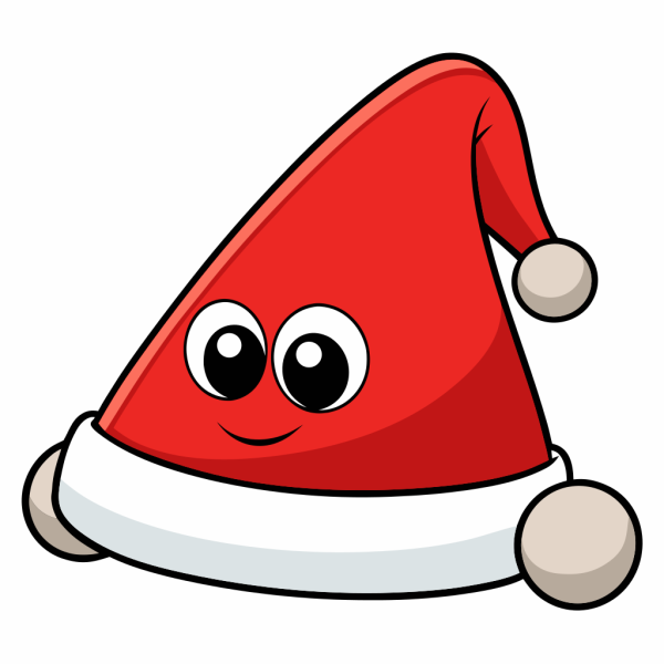 Vector Gorro De Navidad en PNG HD, alta calidad