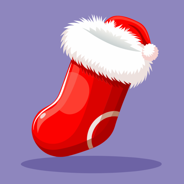 Media De Navidad en formato vectorial